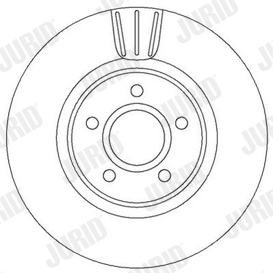 562363J JURID Тормозной диск