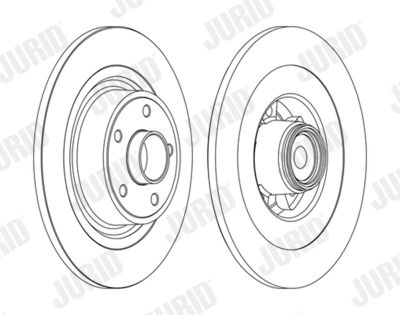 562375J1 JURID Тормозной диск