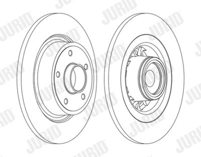 562378J1 JURID Тормозной диск