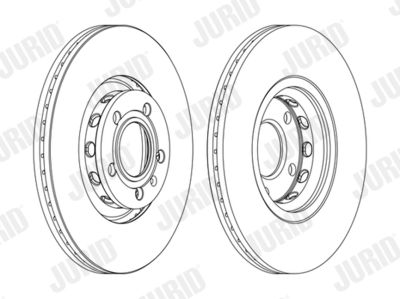 562383JC1 JURID Тормозной диск