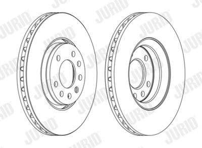 562385JC1 JURID Тормозной диск