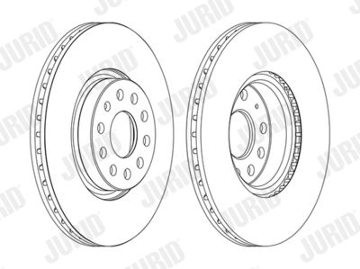 562387JC1 JURID Тормозной диск