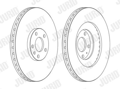 562389JC1 JURID Тормозной диск