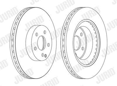 562396JC1 JURID Тормозной диск