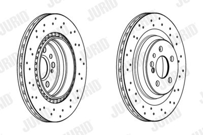 562399J JURID Тормозной диск