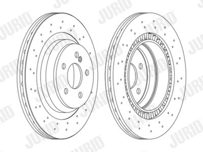 562400JC1 JURID Тормозной диск