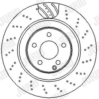 562405J JURID Тормозной диск