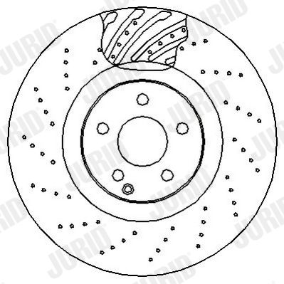 562407J JURID Тормозной диск