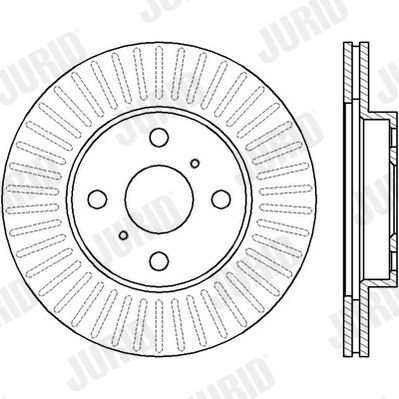 562409J JURID Тормозной диск
