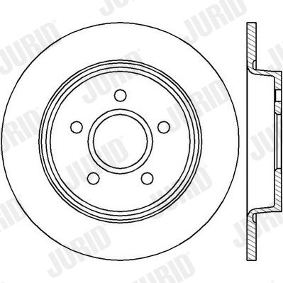 562411J JURID Тормозной диск