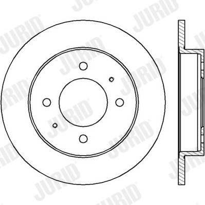 562419J JURID Тормозной диск
