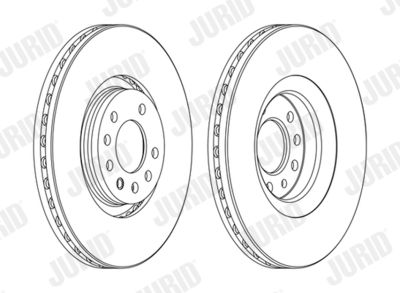 562423J1 JURID Тормозной диск