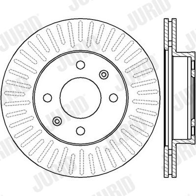 562428J JURID Тормозной диск