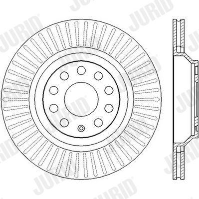 562432J JURID Тормозной диск
