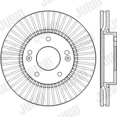 562433J JURID Тормозной диск
