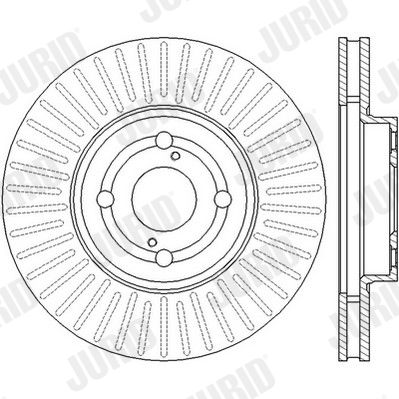562435JC JURID Тормозной диск