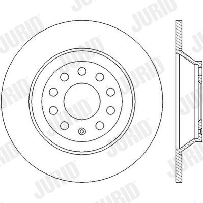 562438J JURID Тормозной диск