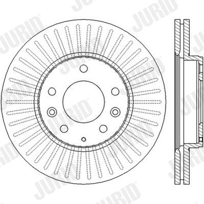 562449J JURID Тормозной диск