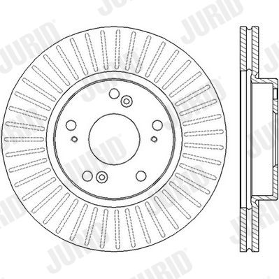 562457J JURID Тормозной диск