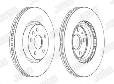 562464J JURID Тормозной диск