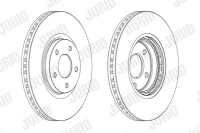 562465JC JURID Тормозной диск