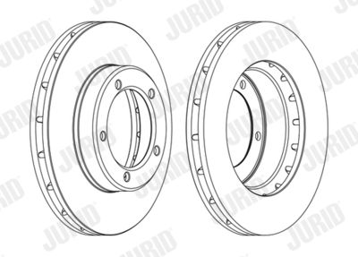 562559JC1 JURID Тормозной диск