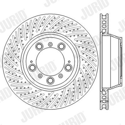 562590JC JURID Тормозной диск
