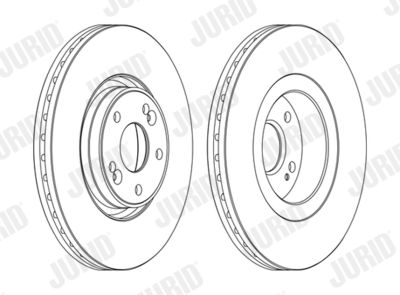 562593JC1 JURID Тормозной диск