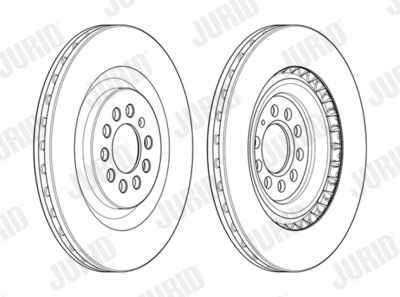 562597JC1 JURID Тормозной диск