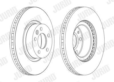 562616JC JURID Тормозной диск