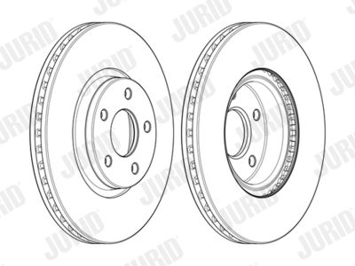 562624JC1 JURID Тормозной диск