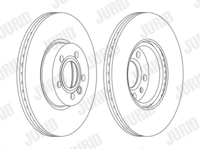 562626JC1 JURID Тормозной диск