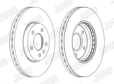 562631JC1 JURID Тормозной диск
