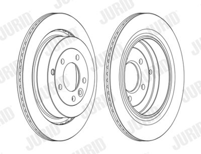562657JC JURID Тормозной диск