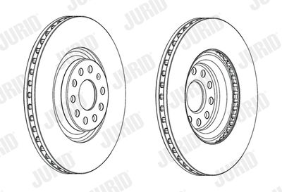 562663JC1 JURID Тормозной диск