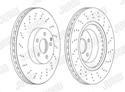 562678JC1 JURID Тормозной диск
