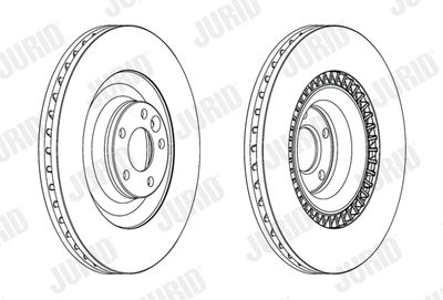 562696JC1 JURID Тормозной диск