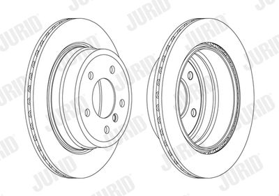 562718JC JURID Тормозной диск