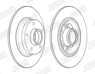562732J JURID Тормозной диск