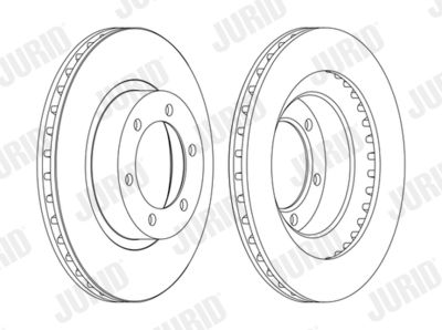 562743JC JURID Тормозной диск
