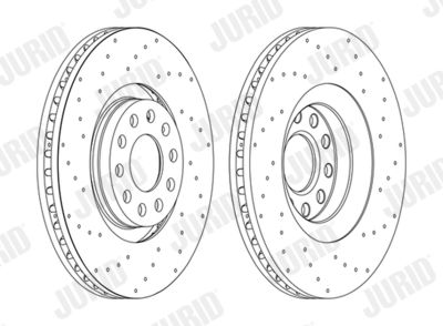 562750JC1 JURID Тормозной диск