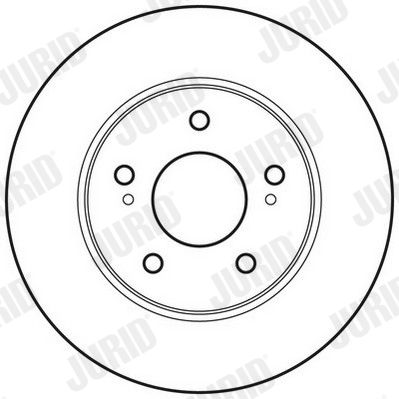 562758JC JURID Тормозной диск