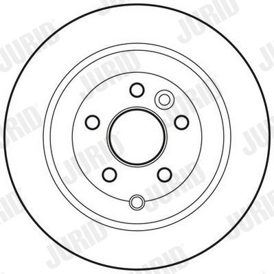 562765JC JURID Тормозной диск