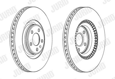 562771JC1 JURID Тормозной диск