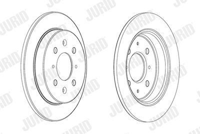 562851JC JURID Тормозной диск