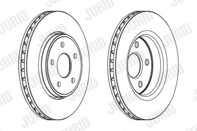 562854JC JURID Тормозной диск