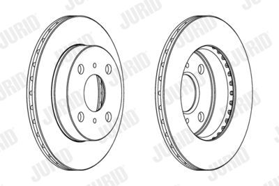 562867JC JURID Тормозной диск