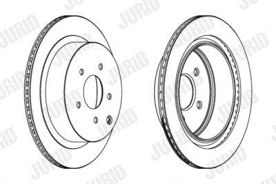 562871JC JURID Тормозной диск