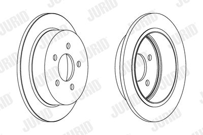 562880JC JURID Тормозной диск