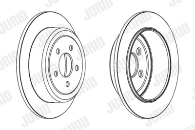 562917JC JURID Тормозной диск